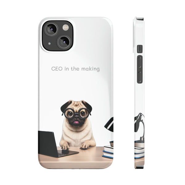 CEO Pug, Slim Phone Case