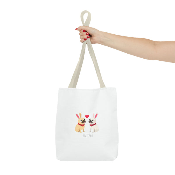 I Heart Pugs Tote Bag