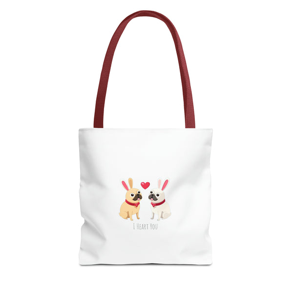 I Heart Pugs Tote Bag