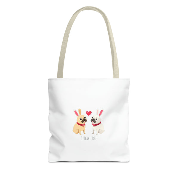 I Heart Pugs Tote Bag