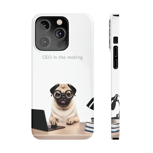 CEO Pug, Slim Phone Case