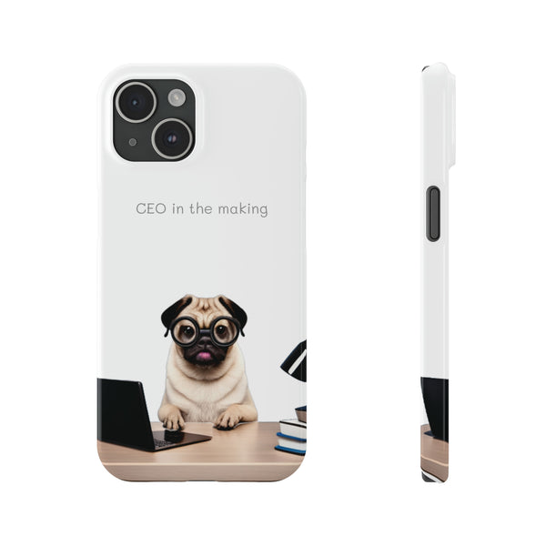 CEO Pug, Slim Phone Case