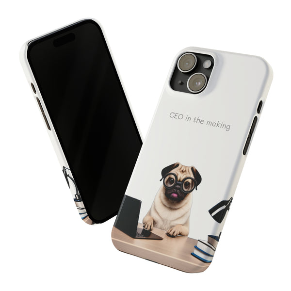 CEO Pug, Slim Phone Case